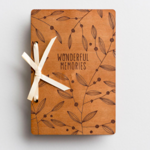 Wonderful Memories - Wooden Greeting Card Keeper All Things Faithful DaySpring