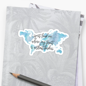 Spirit Lead Me Sticker All Things Faithful RedBubble