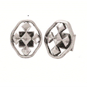 Cuff Links - Oxidized Silver All Things Faithful Gracewear