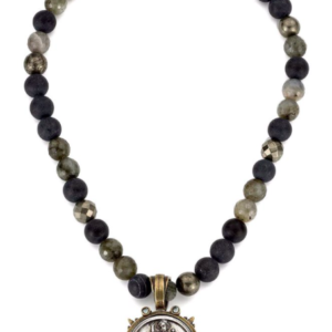FRENCH KANDE FOREST MIX ST. CHRISTOPHER MEDALLION NECKLACE All Things Faithful Whispering Cowgirl