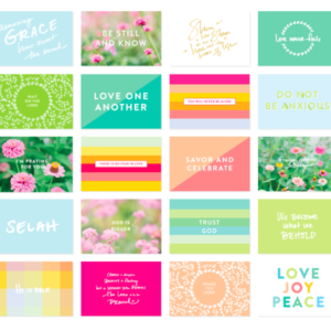 Faith Encouragement Postcard Set All Things Faithful Cultivate What Matters