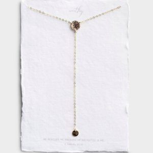 Worthy - Gold Drop Necklace DaySpring All Things Faithful