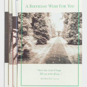 Product Birthday - Birthday Greetings - 12 Boxed Cards, KJV- AllThingsFaithful