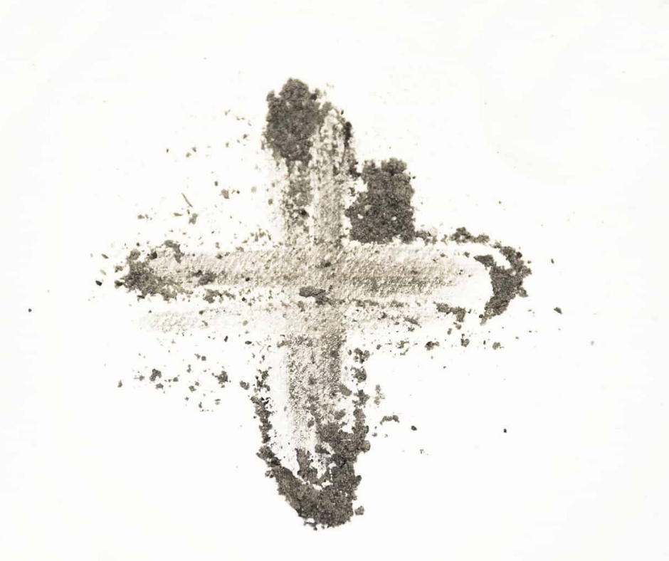 Ash Wednesday forehead