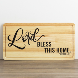 Product-DaySpring-Bless This Home - Decorative Cutting Board-AllThingsFaithful