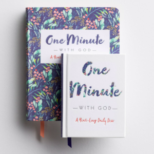 Product-DaySpring-One Minute with God - Devotional Journal & Devo Gift Book Set-AllThingsFaithful