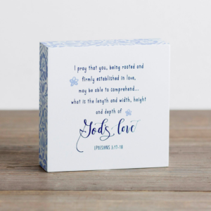 Product-DaySpring-God's Love - Mini Plaque-AllThingsFaithful