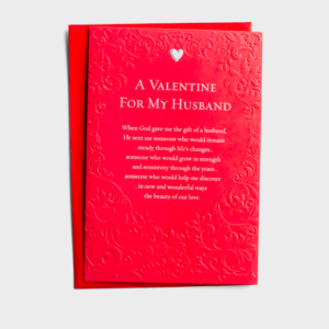 Product-Valentine's Day - Husband - Gift of a Husband - 1 Premium Card, KJV-DaySpring-AllThingsFaithful