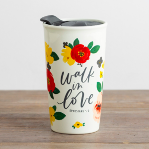 Product-Studio 71 - Walk In Love - Ceramic Tumbler-DaySpring-AllThingsFaithful