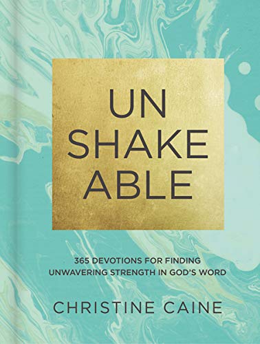 Product-Book-Unshakeable: 365 Devotions for Finding Unwavering Strength in God’s Word by Christine Caine-Amazon-AllThingsFaithful