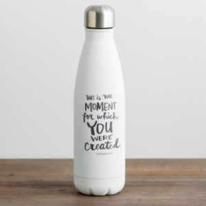 Product-Waterbottle-This Is The Moment - True and Write Water Bottle-DaySpring-AllThingsFaithful